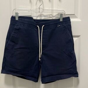 Hurley 17” One and Only Stretch Volley Obsidian. 34-36” waist. Navy Blue